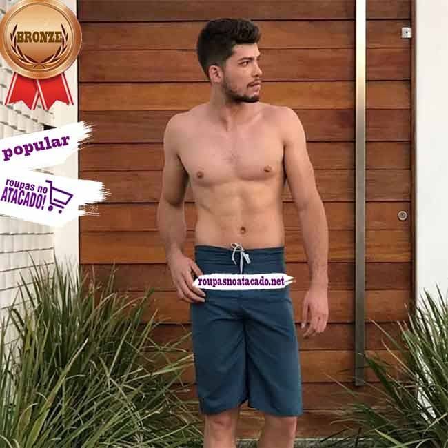 Bermudas Masculina Tactel Lisas adulto 36 ao 44 Bermudas Masculina Tactel Lisas adulto 36 ao 44
