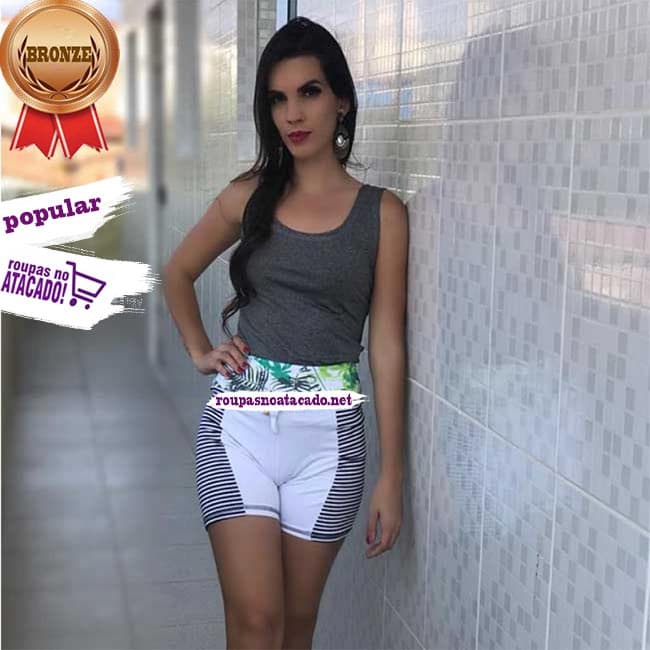 Shorts Cotton Fitness Feminino Adultos Liso G Shorts Cotton Fitness Feminino Adultos Liso G