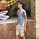 Bermudas Brim Cós Elástico Lisas Juvenil no atacado Bermudas Brim Cós Elástico Lisas Juvenil no atacado
