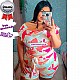 Conjunto Malha Leila Plus Size GG Conjunto Malha Leila Plus Size GG