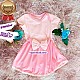 Conjunto Feminino Bebê Body e Saia 3 a 8 Meses Conjunto Feminino Bebê Body e Saia 3 a 8 Meses