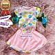 Conjunto Feminino Bebê Body e Saia 3 a 8 Meses Conjunto Feminino Bebê Body e Saia 3 a 8 Meses