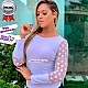 Blusa Feminina Manga Longa Tule G Blusa Feminina Manga Longa Tule G