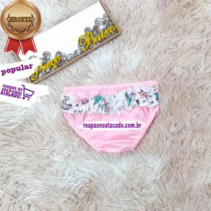 Calçinha Bunda Rica Infantil 2 a 5 Anos