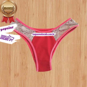 Calçinhas Cotton com Renda Juvenil 8 a 12 Anos Calçinhas Cotton com Renda Juvenil 8 a 12 Anos