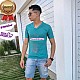 Camisas Masculina Sublimada Gola V M/G Camisas Masculina Sublimada Gola V M/G