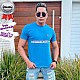 Camisa Masculina Algodão Lisa P/M/G Camisa Masculina Algodão Lisa P/M/G