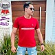 Camisa Masculina Algodão Lisa P/M/G Camisa Masculina Algodão Lisa P/M/G