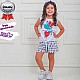 Conjunto Short Moletinho Blusa Algodão Feminino 2 a 6 Anos Conjunto Short Moletinho Blusa Algodão Feminino 2 a 6 Anos