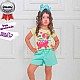 Conjunto Short Moletinho Blusa Algodão Feminino 2 a 6 Anos Conjunto Short Moletinho Blusa Algodão Feminino 2 a 6 Anos