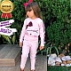 Conjunto Ribana Infantil Canelada 4 a 8 Anos Conjunto Ribana Infantil Canelada 4 a 8 Anos