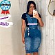 Jardineira Estilo Evangélica Jeans 38 ao 46 Jardineira Estilo Evangélica Jeans 38 ao 46