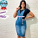 Jardineira Estilo Evangélica Jeans 38 ao 46 Jardineira Estilo Evangélica Jeans 38 ao 46