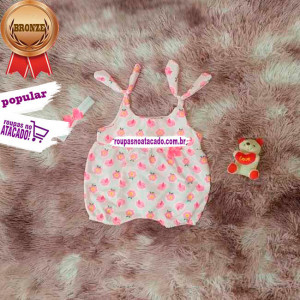 Macaquinho Infantil com Tiara 1 a 2 Anos Macaquinho Infantil com Tiara 1 a 2 Anos