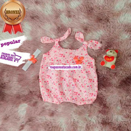 Macaquinho Infantil com Tiara 1 a 2 Anos