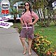 Saias Listradas De Cloquê G Saias Listradas De Cloquê G