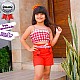Short Feminino Infantil de Bengaline 7 a 9 anos Short Feminino Infantil de Bengaline 7 a 9 anos