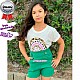 Short Feminino Infantil de Bengaline 7 a 9 anos Short Feminino Infantil de Bengaline 7 a 9 anos
