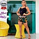 Shorts Estampado Malha Canelada P/M/G Shorts Estampado Malha Canelada P/M/G
