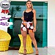 Shorts Estampado Malha Canelada P/M/G Shorts Estampado Malha Canelada P/M/G