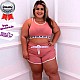 Short Plus Size Blogueira Malha Canelada GG Short Plus Size Blogueira Malha Canelada GG