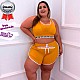 Short Plus Size Blogueira Malha Canelada GG Short Plus Size Blogueira Malha Canelada GG