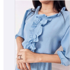 Vestido Amanda Midi Babado