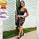 Vestido Várias Estampas Peplum Vestido Várias Estampas Peplum