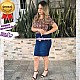 Saias Jeans Evangélica C/ Lycra no atacado Saias Jeans Evangélica C/ Lycra no atacado