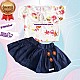 Conjuntinho Infantil Saia Conjuntinho Infantil Saia