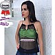 Blusas Cropped com Tule M Blusas Cropped com Tule M