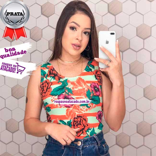 Body Suplex Estampado Feminino M Body Suplex Estampado Feminino M