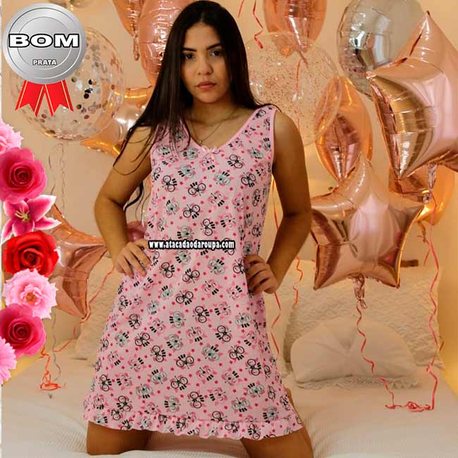 Camisola de Algodão Estampado G Camisola de Algodão Estampado G