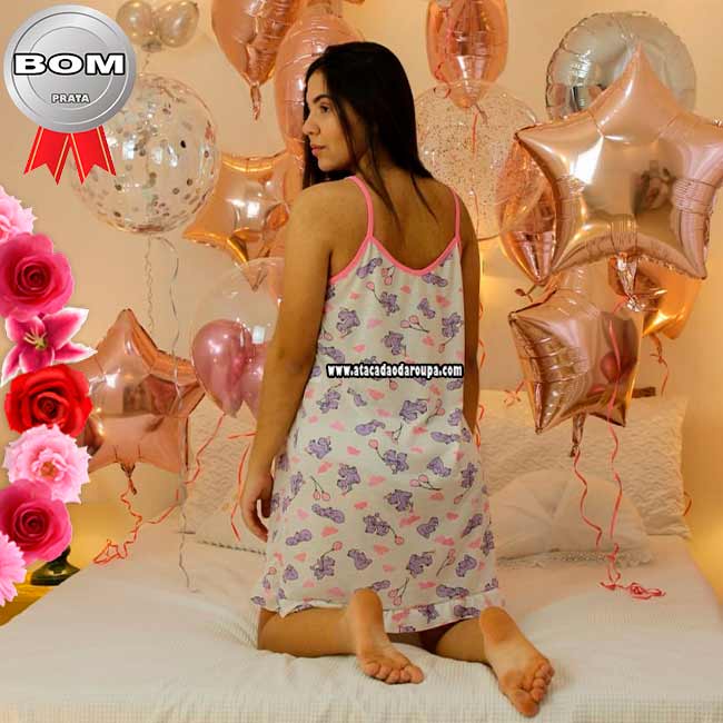 Camisola de Algodão Estampado G Camisola de Algodão Estampado G