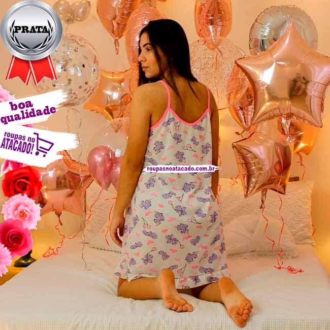 Camisola de Algodão Estampado G Camisola de Algodão Estampado G
