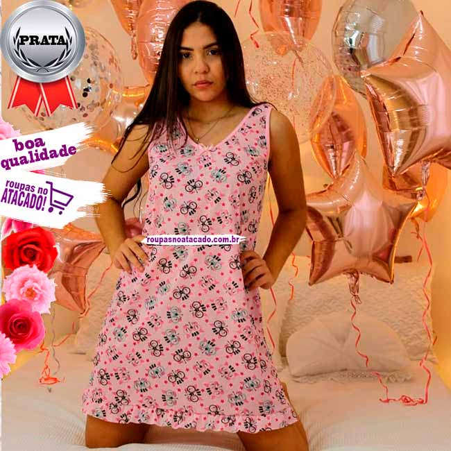 Camisola de Algodão Estampado G Camisola de Algodão Estampado G
