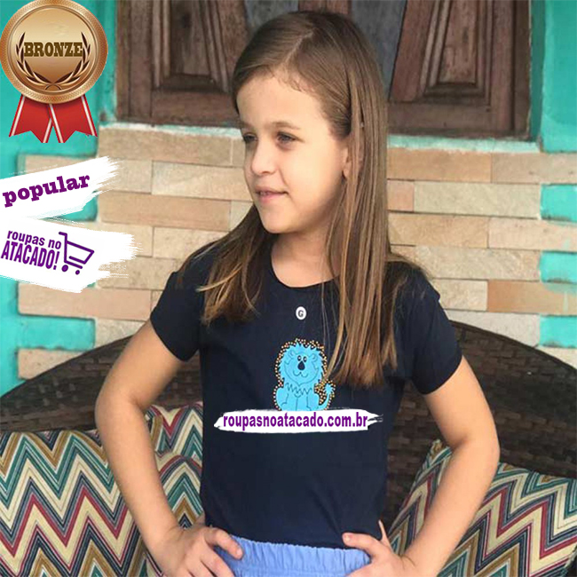 Blusa Feminina Infantil Modinha Sortidas 2 a 5 Anos Blusa Feminina Infantil Modinha Sortidas 2 a 5 Anos