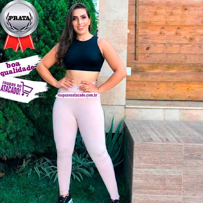Calça Feminina Legue Lisa Fitness M/G/GG Calça Feminina Legue Lisa Fitness M/G/GG