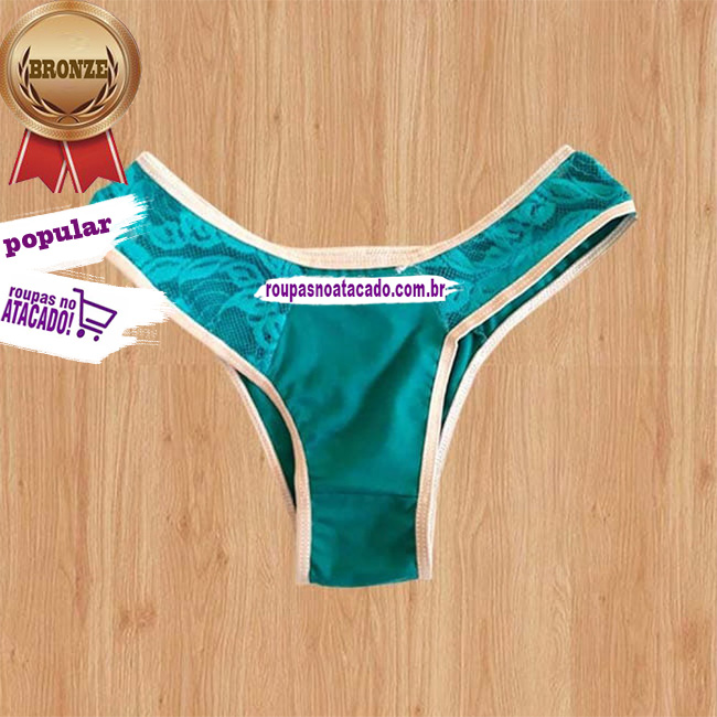 Calçinhas Cotton com Renda Juvenil 8 a 12 Anos Calçinhas Cotton com Renda Juvenil 8 a 12 Anos