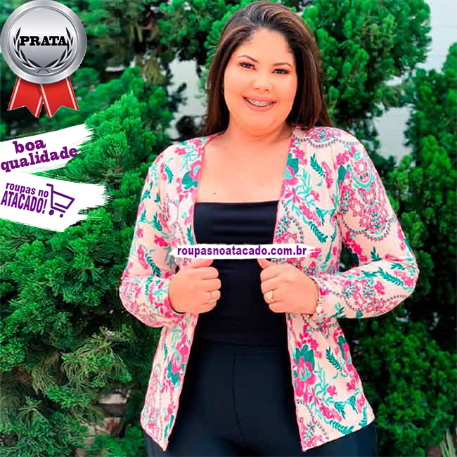 Cardigan Fio Torcido Estampados e Lisos G Cardigan Fio Torcido Estampados e Lisos G