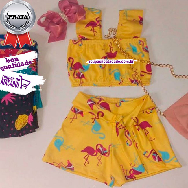 Conjuntinho Feminino Suplex 1 a 3 Anos Conjuntinho Feminino Suplex 1 a 3 Anos