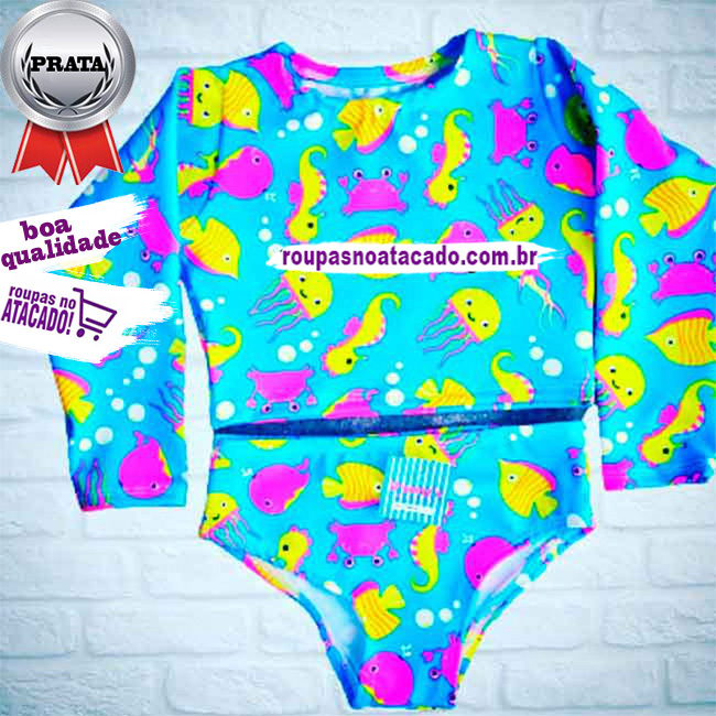 Conjunto Blusa e Calçinha Uv Infantil 2 a 8 Anos Conjunto Blusa e Calçinha Uv Infantil 2 a 8 Anos