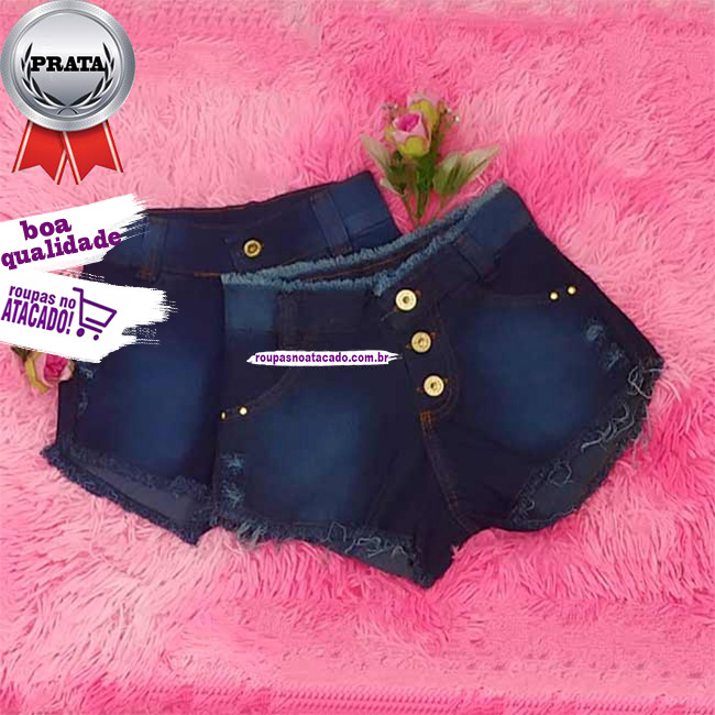 Short Jeans com Lycra Infantil 3 a 6 Anos Short Jeans com Lycra Infantil 3 a 6 Anos