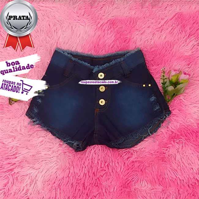 Short Jeans com Lycra Infantil 3 a 6 Anos Short Jeans com Lycra Infantil 3 a 6 Anos