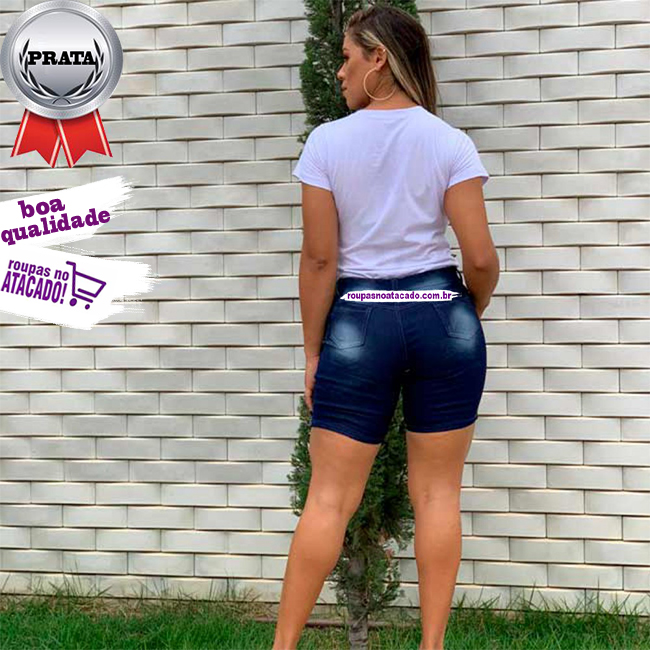 Bermudas Jeans Intermediária Feminina 36 Ao 44 Bermudas Jeans Intermediária Feminina 36 Ao 44