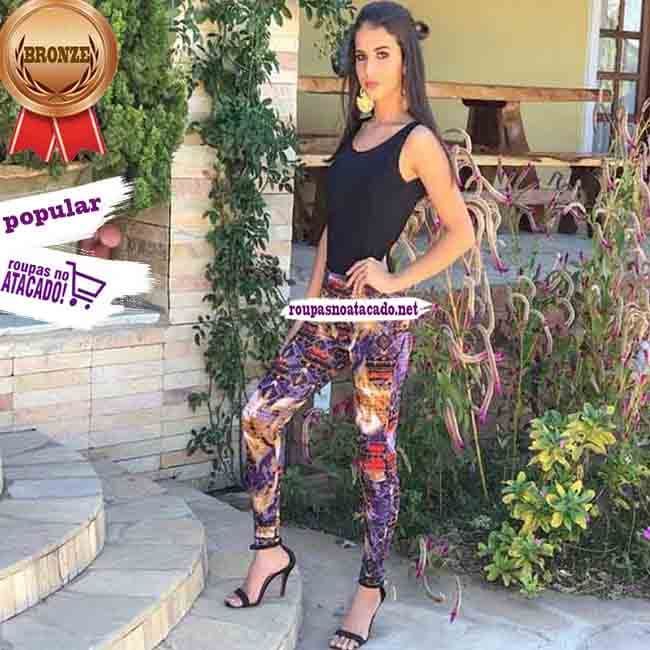 Calça Feminina Legging Juvenil Jacar 13 a 15 Anos Calça Feminina Legging Juvenil Jacar 13 a 15 Anos