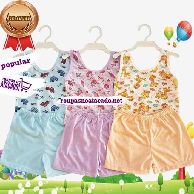 Shorts e Camiseta Bebê RN Shorts e Camiseta Bebê RN