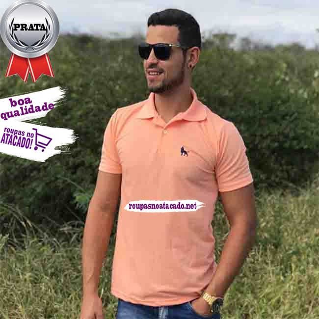 Camisa Piquet Masculina Gola Polo Adulto M/G/GG Camisa Piquet Masculina Gola Polo Adulto M/G/GG