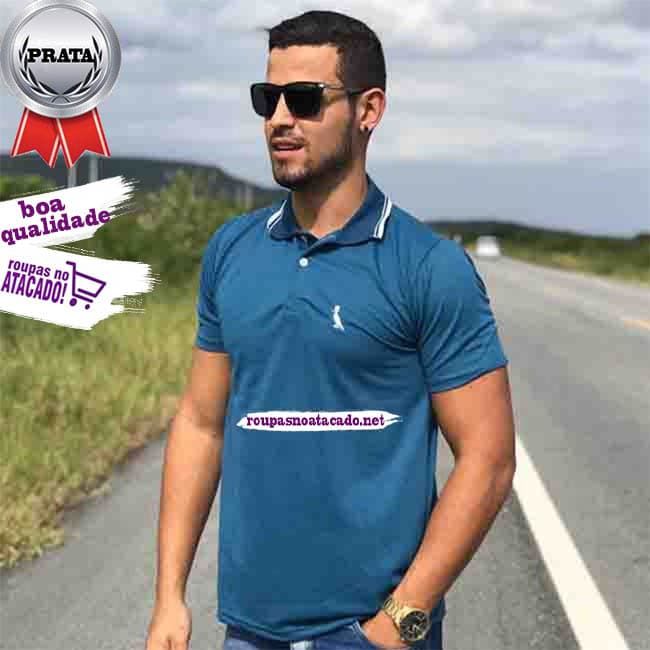 Camisa Piquet Masculina Gola Polo Adulto M/G/GG Camisa Piquet Masculina Gola Polo Adulto M/G/GG